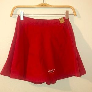 Red Hollister skirt